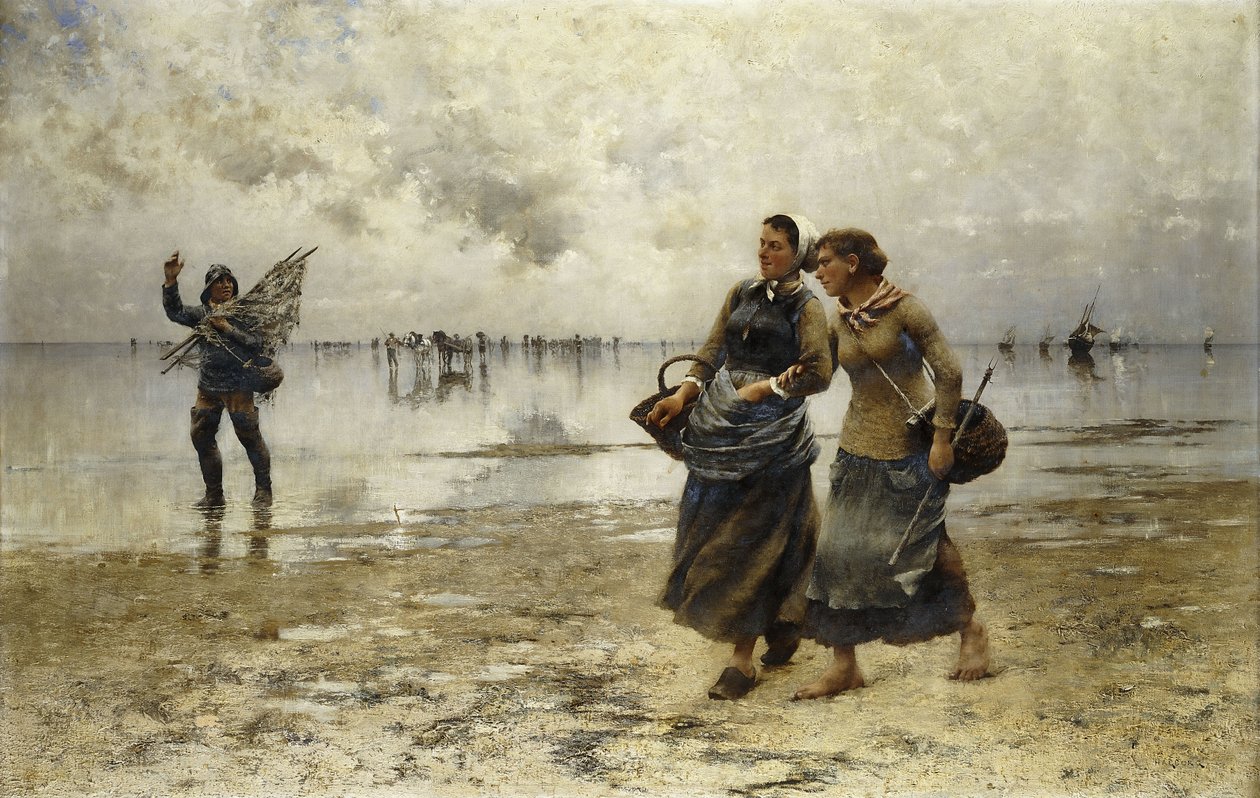 Lavvande, af August Wilhelm Nikolaus Hagborg