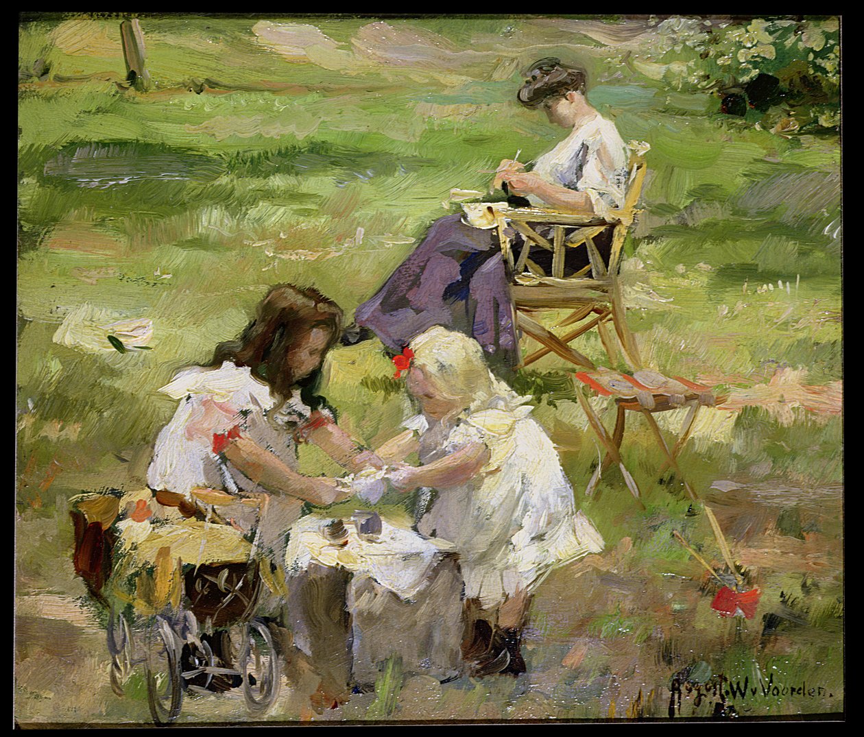 Picnic af August Willem van Voorden