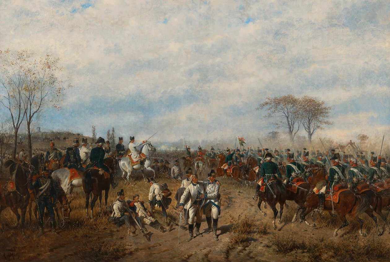 August von Maly Ærkehertug Karl i slaget ved Aldenhoven af August von Maly