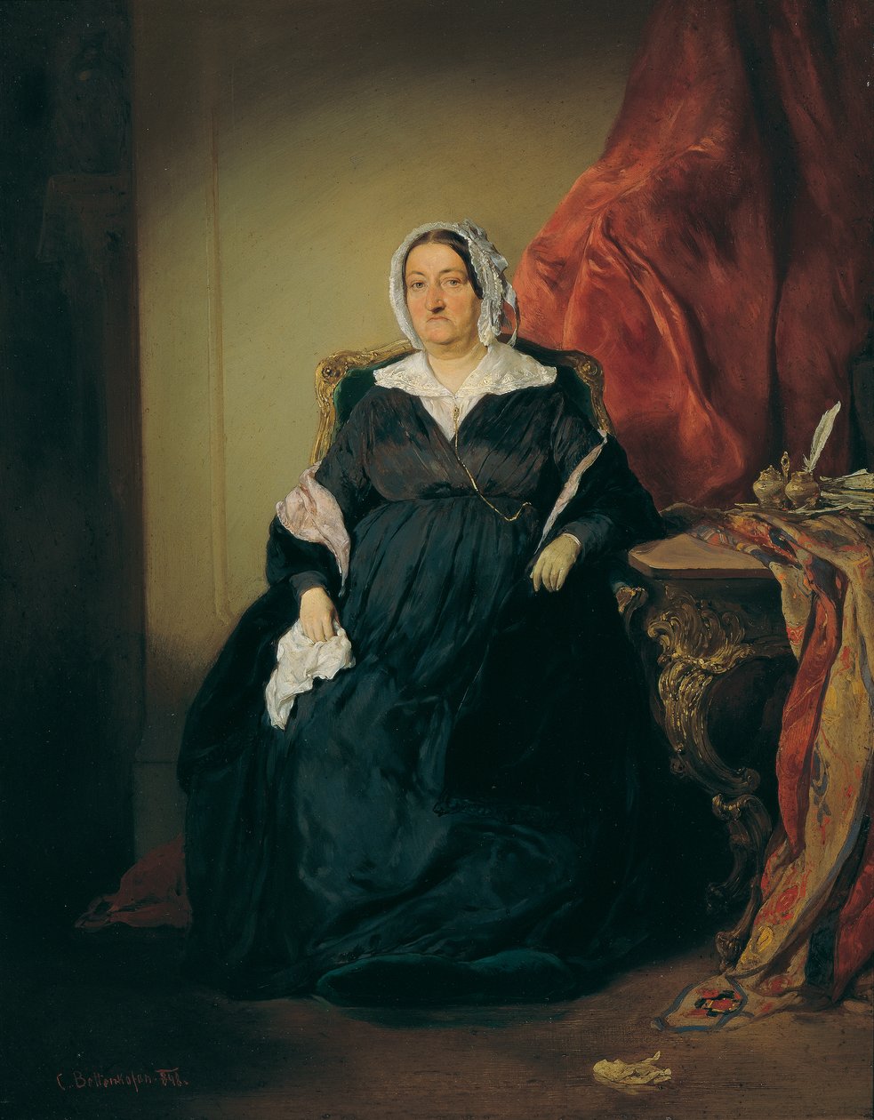 Elisabeth Imrédy, adelig af Omorovicze af August von Pettenkofen
