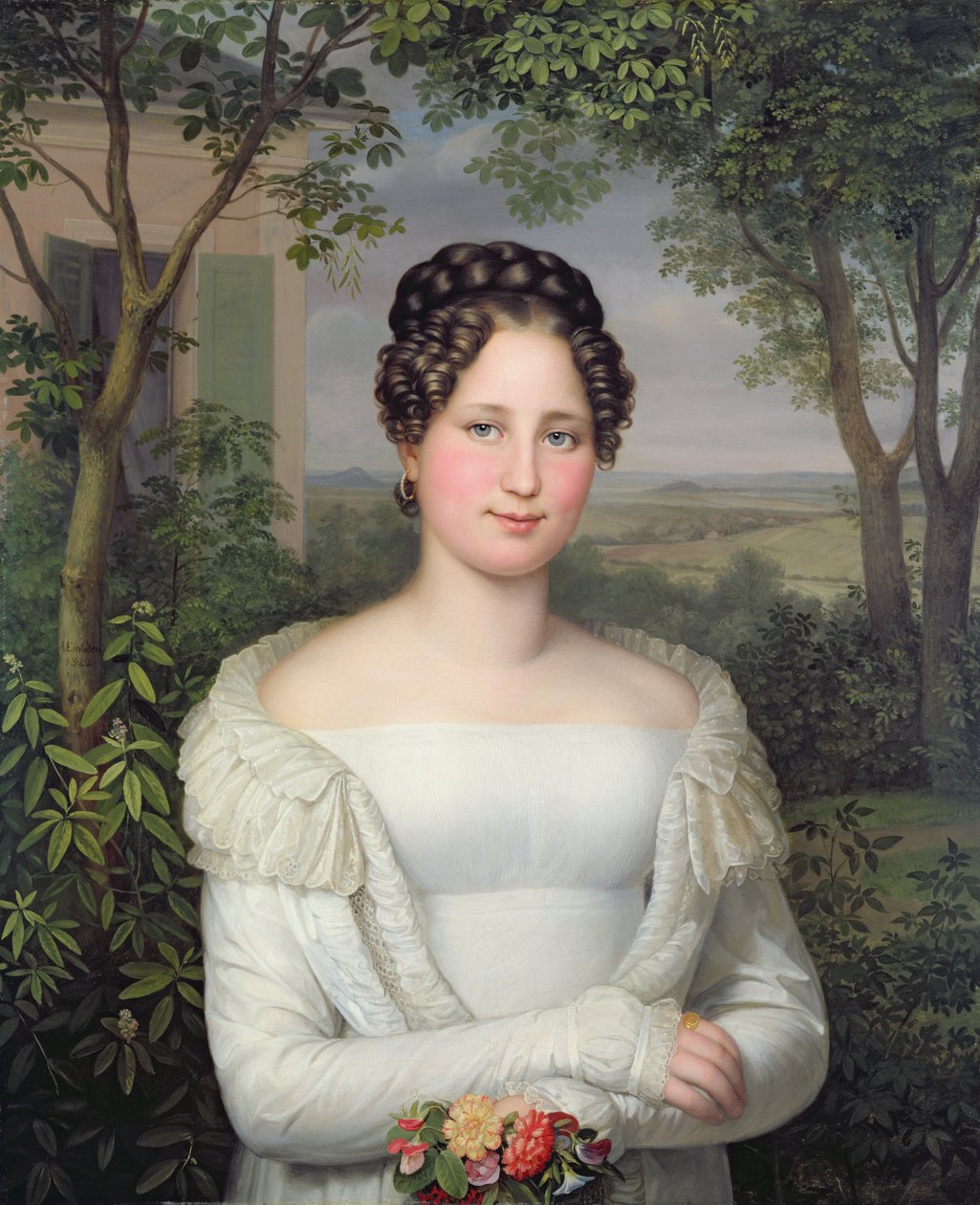 Portræt af Frau Horstmann, 1822 af August von der Embde