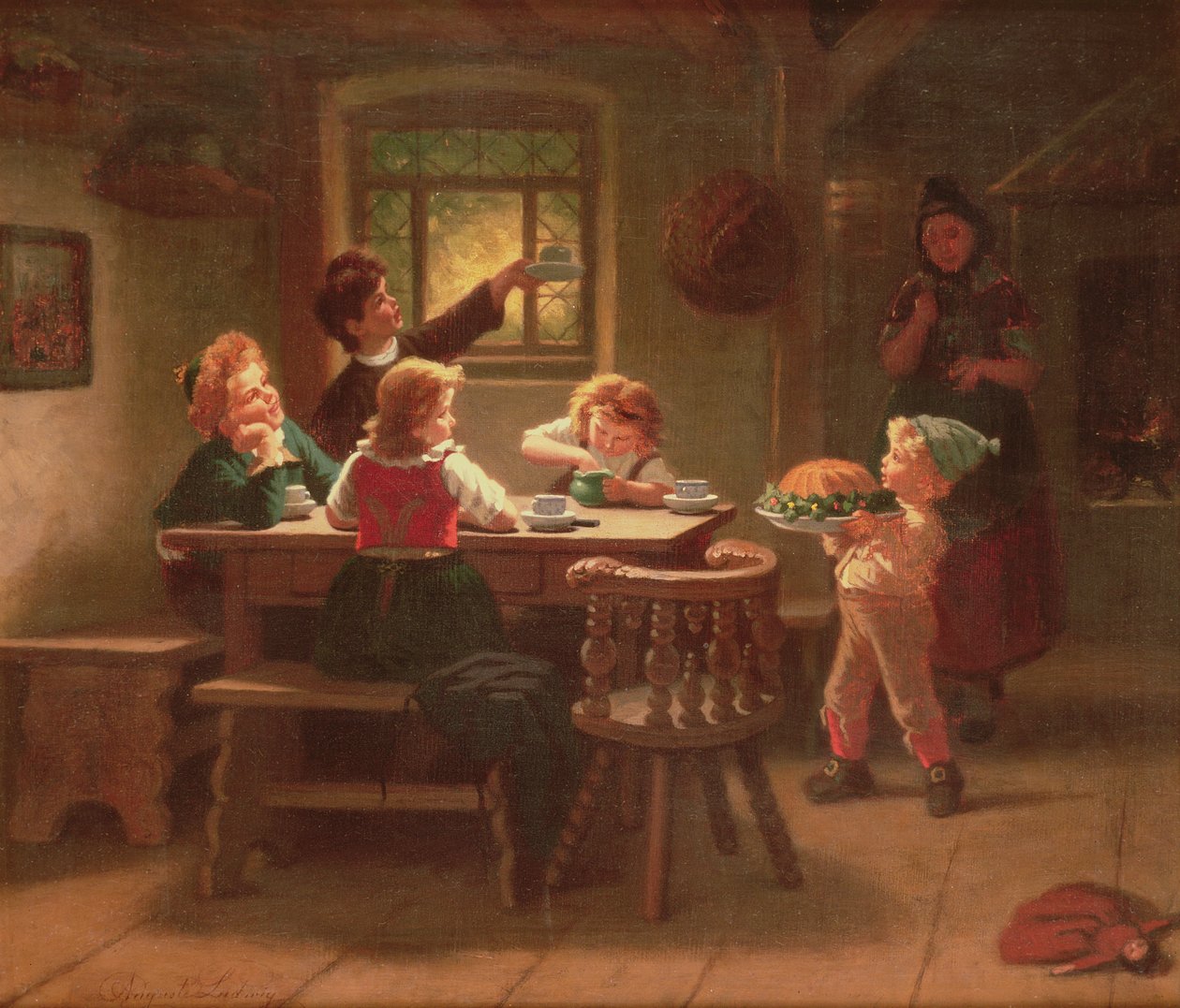 Fødselsdagskagen af Ludwig August or Louis August Schwiter