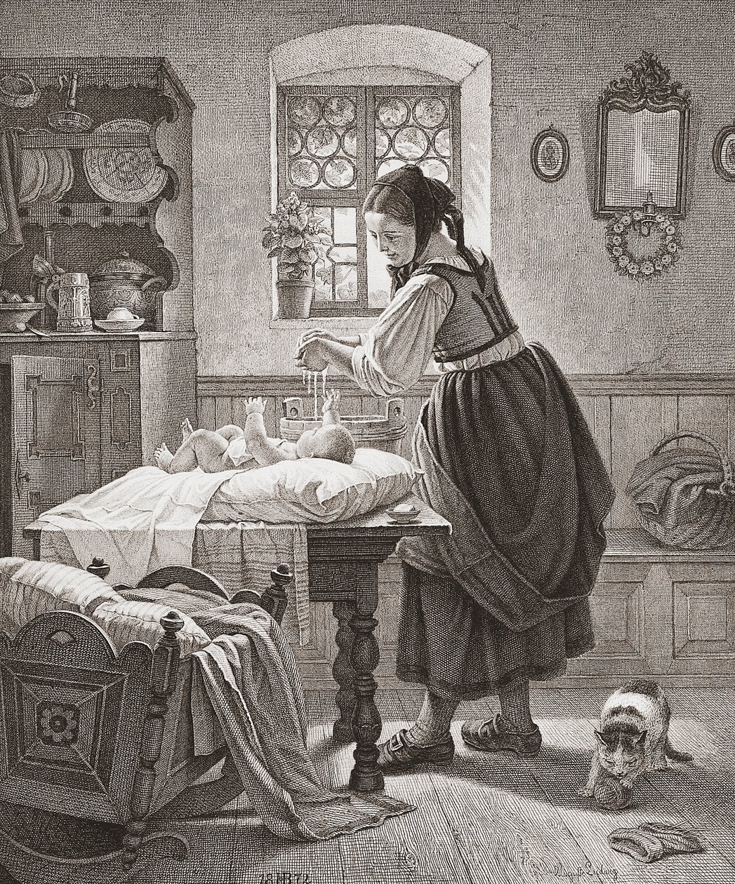 Toilettet. 1800-tallets børnepasning. af Augusta Ludwig