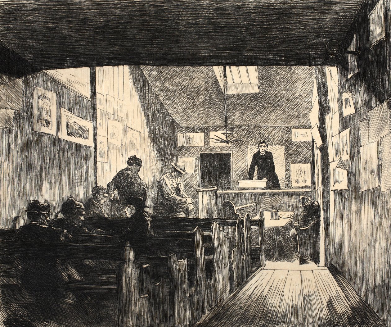 Illustration fra "La Rue a Londres", udgivet af G. Charpentier et Cie, 1884 af Auguste Andre Lancon
