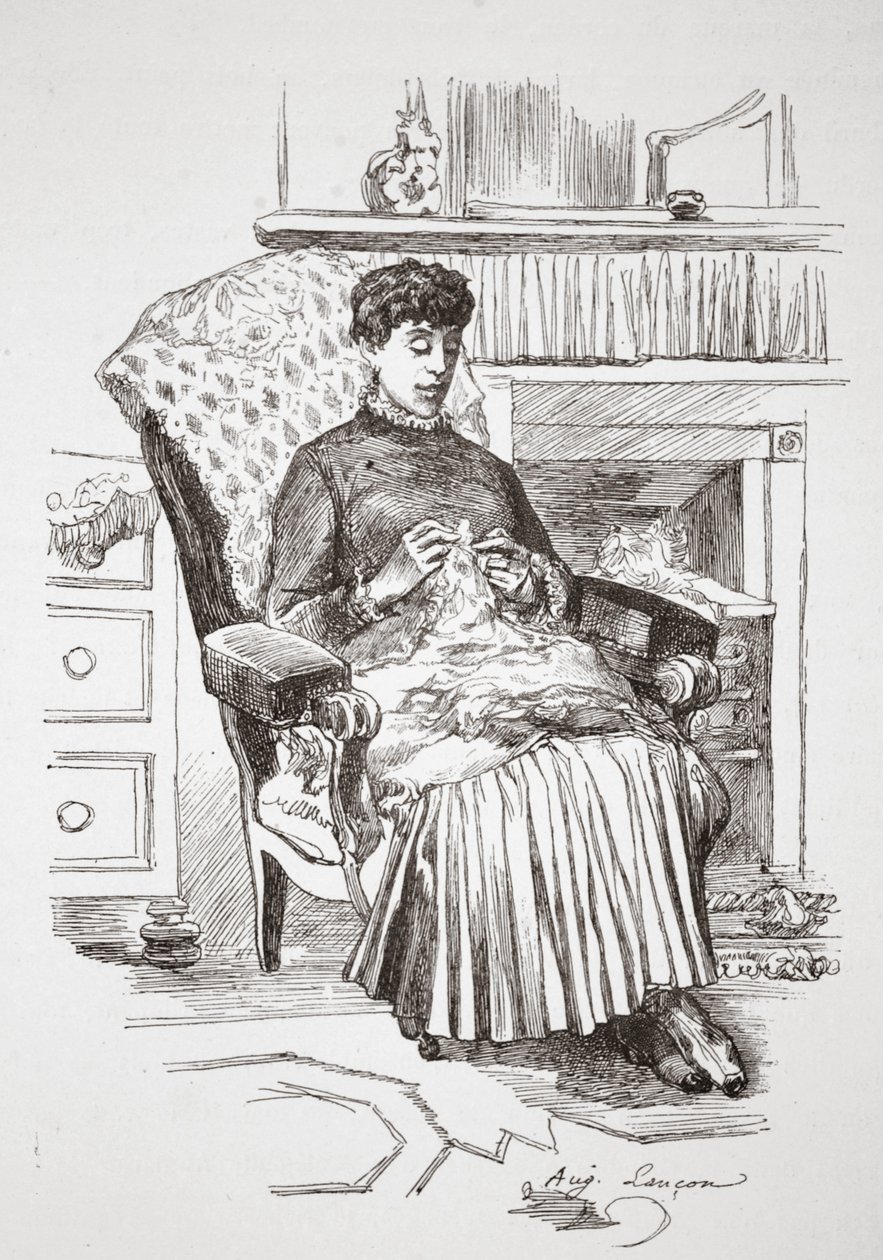 Et indvendigt hjørne, illustration fra 