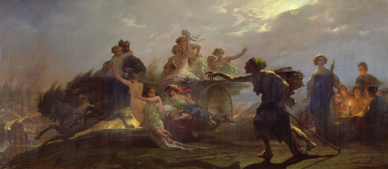 Elendighedens leverandør, 1860 af Auguste Barthelemy Glaize