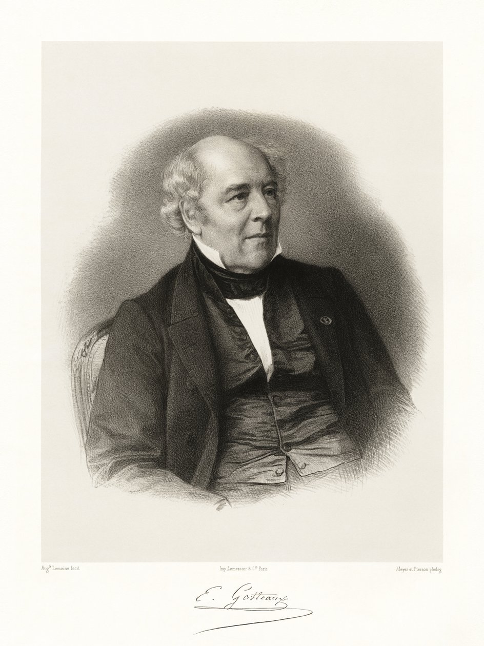 Jacques Édouard Gatteaux, 1865-66 af Auguste Charles Lemoine