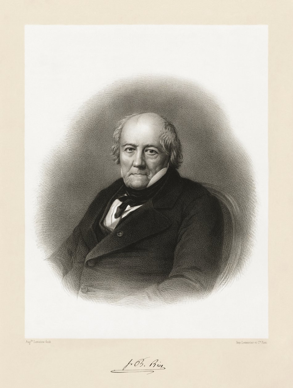 Jean Baptiste Biot, 1865-66 af Auguste Charles Lemoine