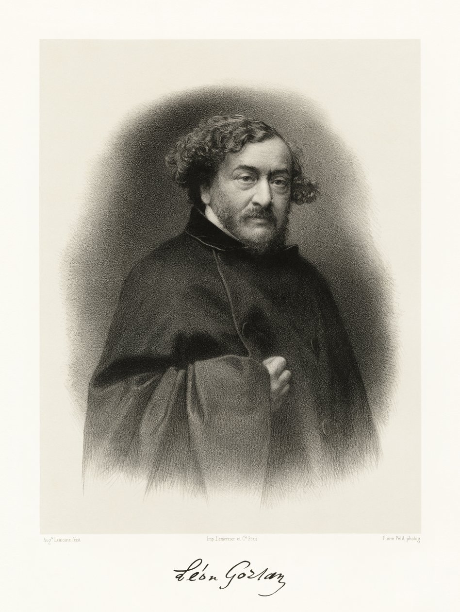 Léon Gozlan, 1865-66 af Auguste Charles Lemoine