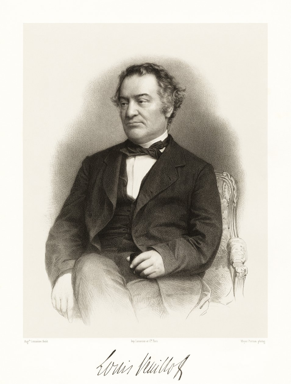 Louis Veuillot, 1865-66 af Auguste Charles Lemoine