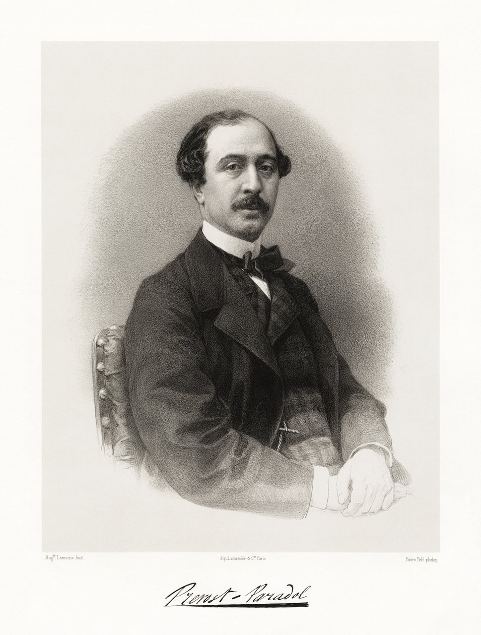 Lucien Anatole Prévost-Paradol, 1865-66 af Auguste Charles Lemoine