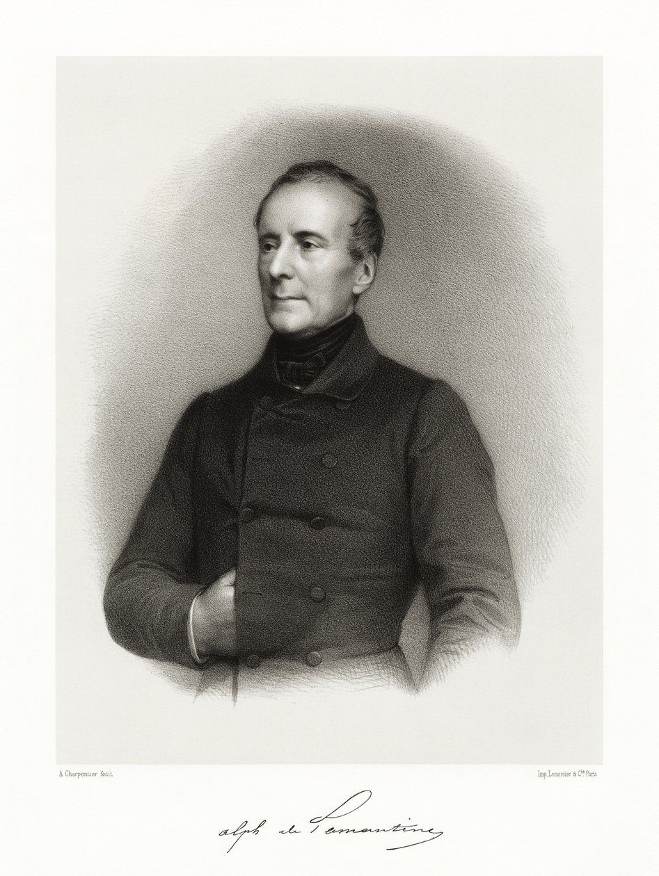 Alphonse de Lamartine, 1865-66 af Auguste Charpentier
