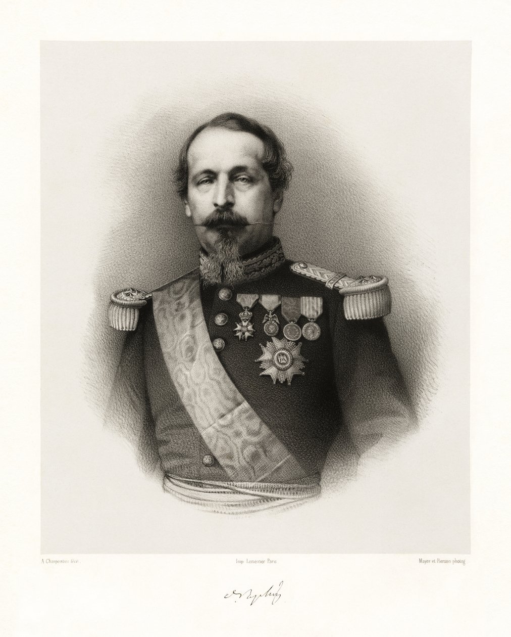 Charles Louis Napoleon Bonaparte, 1865-66 af Auguste Charpentier