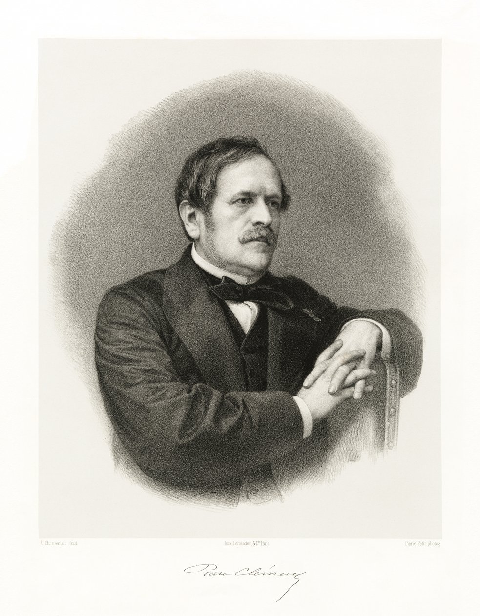 Jean Pierre Clément, 1865-66 af Auguste Charpentier