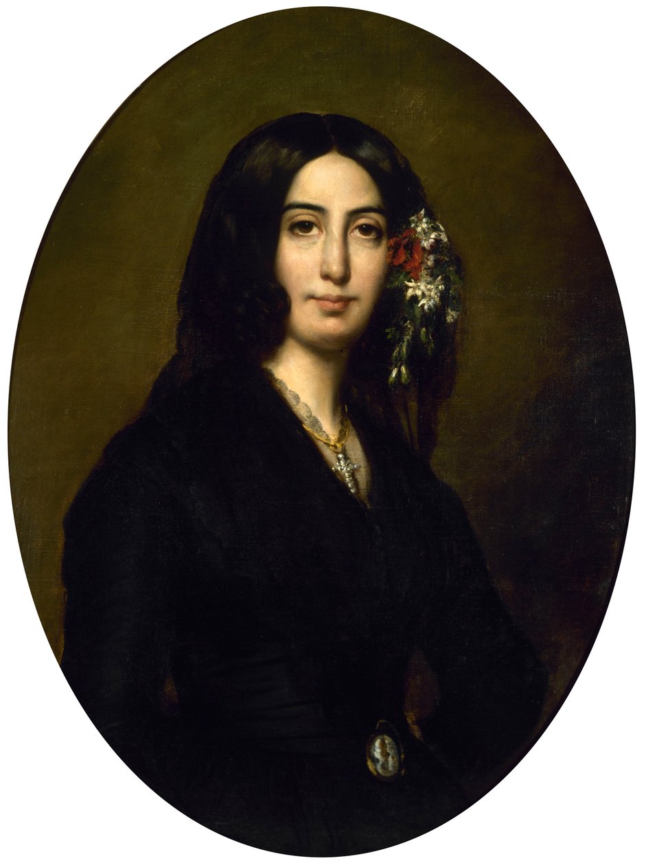 Portræt af George Sand af Auguste Charpentier
