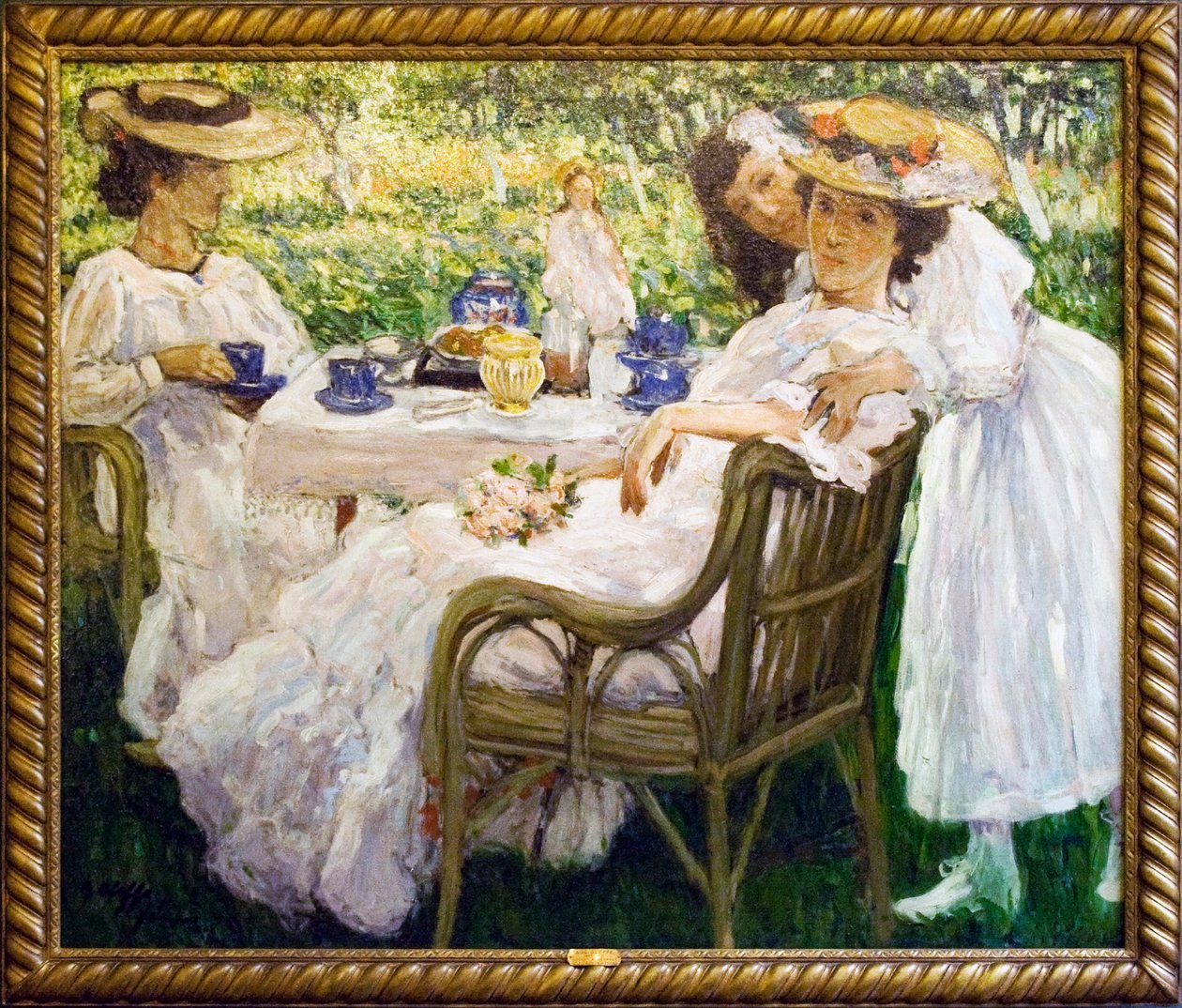 Juli i NewportnFrancais: Juillet a Nieuportn Hollandsk: Juli i Nieuwpoortn af Auguste Oleffe