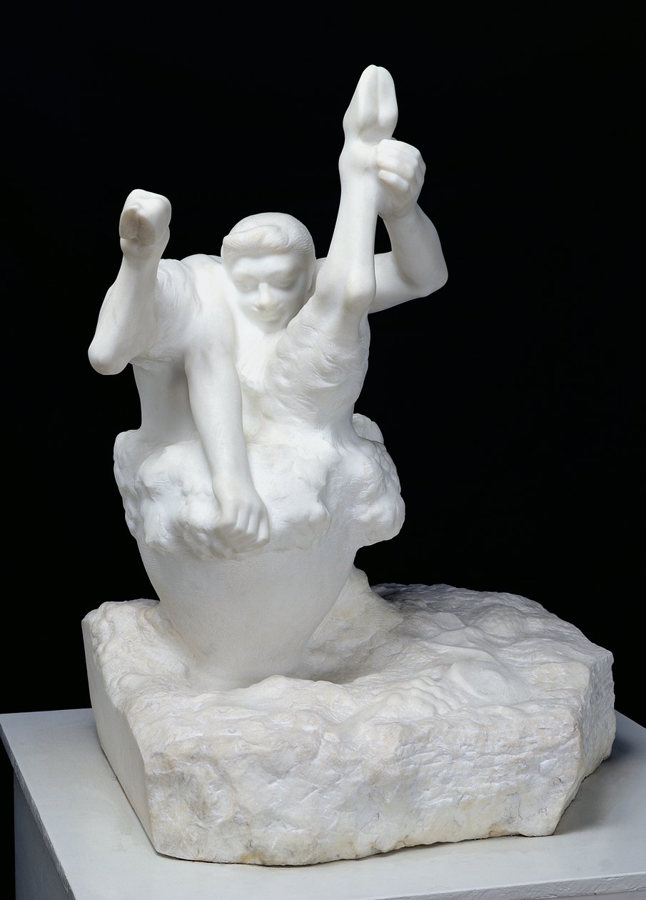 Bacchus med et kar, 1904 (marmor) af Auguste Rodin