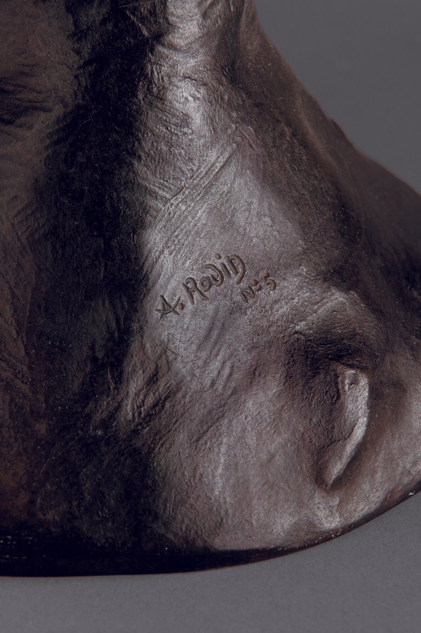 Detalje af Study for Polyphemus, 1880 støbt 1970 bronze af Auguste Rodin