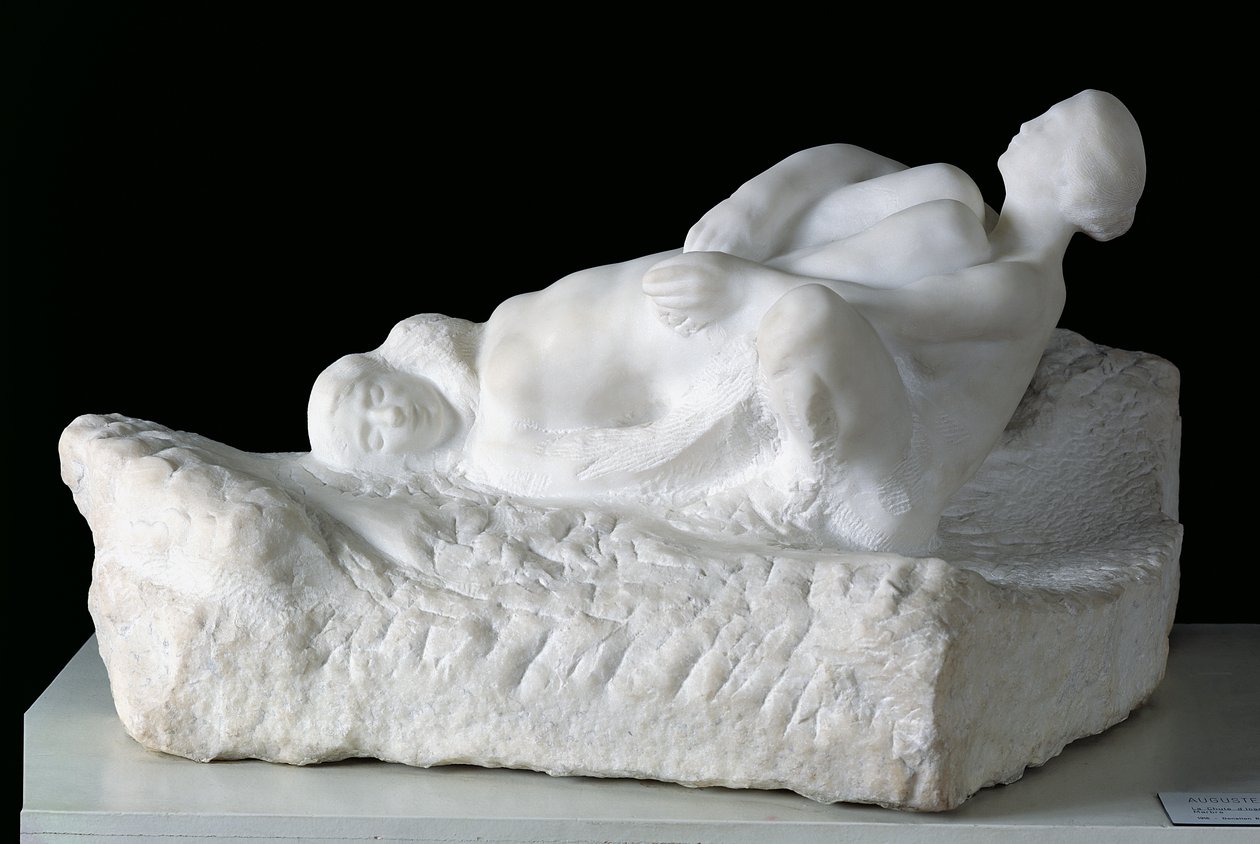Icarus Falling, før 1910 (marmor) af Auguste Rodin