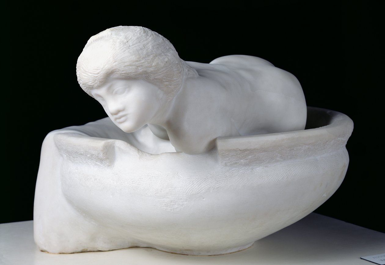 Little Fairy of the Water, eller The Spirit of the Spring, 1903 (marmor) af Auguste Rodin