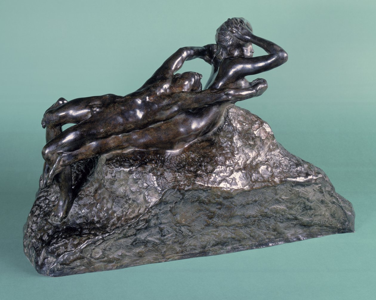 Kærlighed på flugt, 1883-84 (bronze) af Auguste Rodin