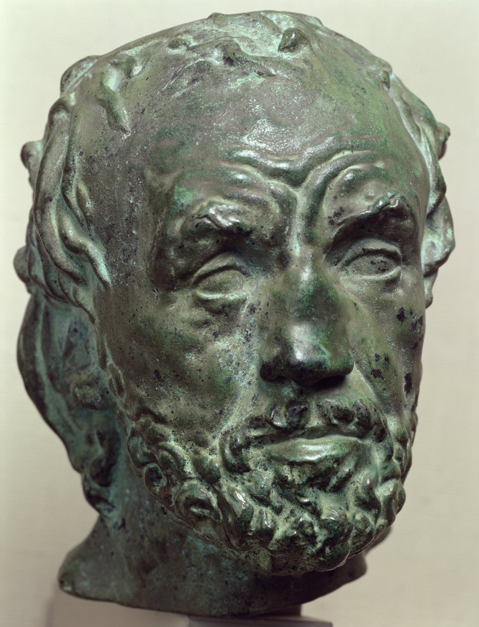 Mand med en brækket næse, 1863-64 (bronze) af Auguste Rodin