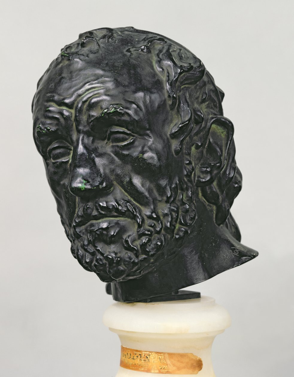 Mand med en brækket næse, 1865 (bronze) af Auguste Rodin