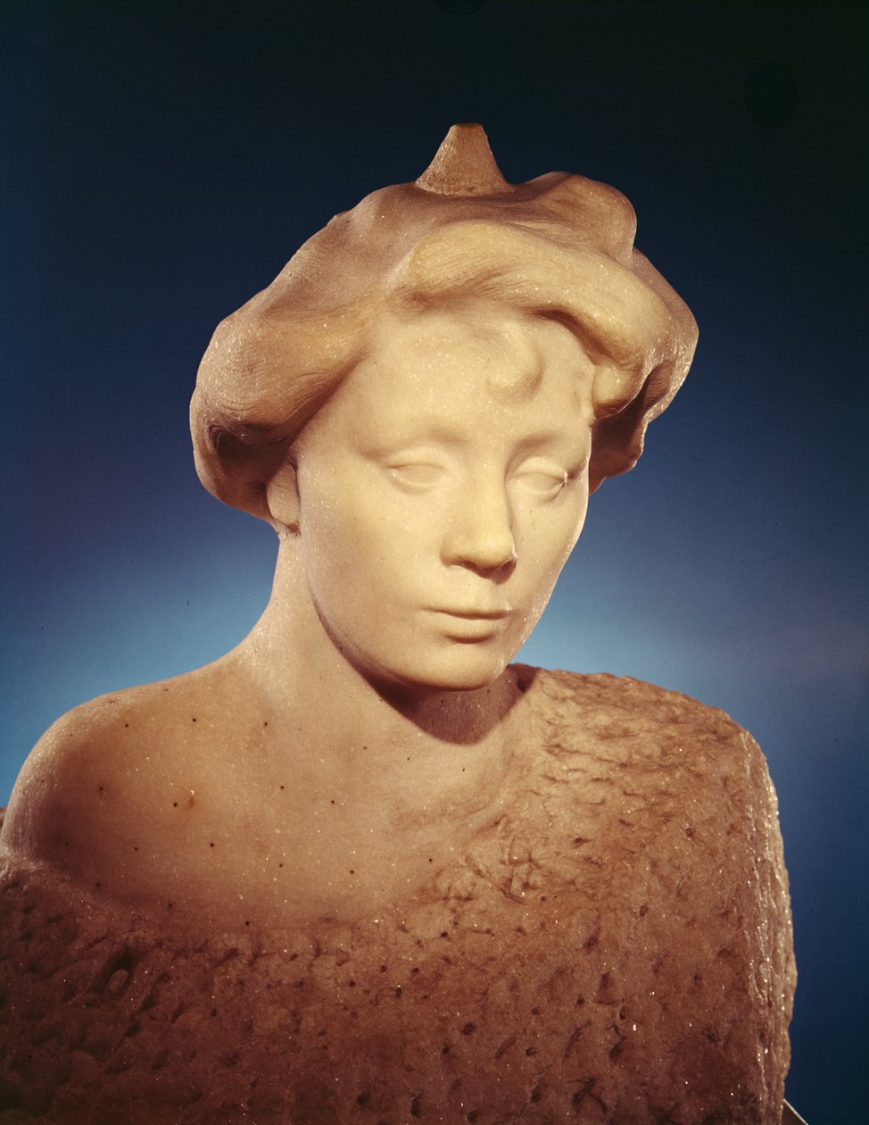 Miss Eve Fairfax, 1904 (marmor) af Auguste Rodin