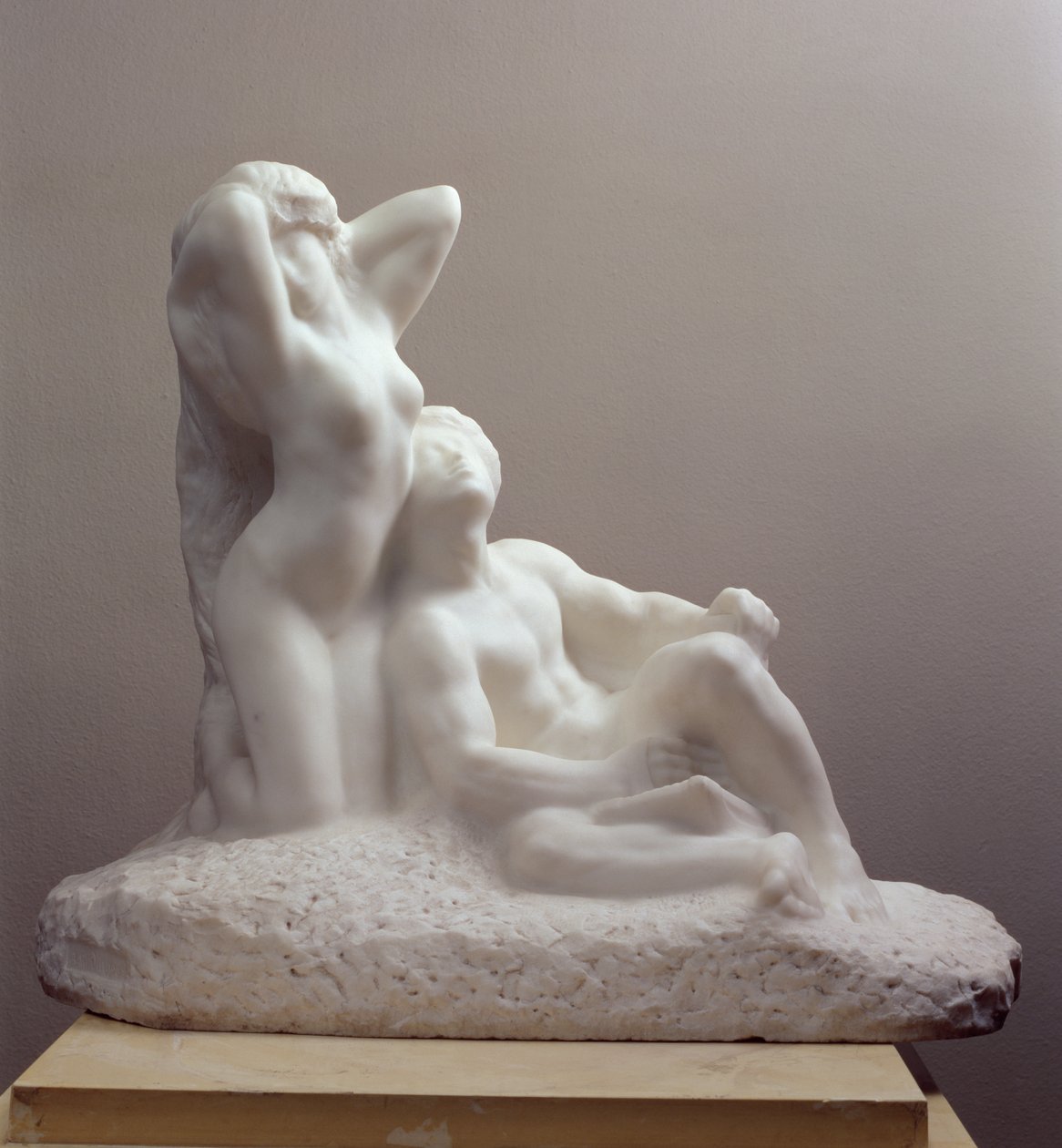 Digter og muse, ca.1905 (marmor) af Auguste Rodin
