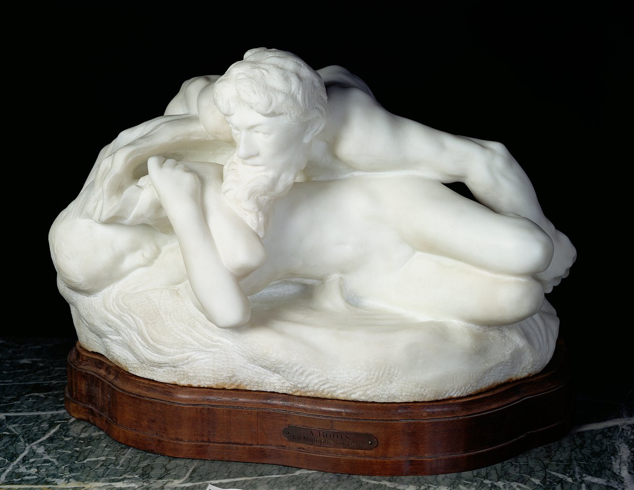 Psyche-Spring, også kendt som den overraskede nymfe eller foråret, 1886 (marmor) af Auguste Rodin