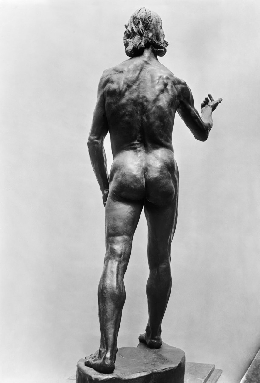Johannes Døberen, set bagfra, 1878-80 (se også 279787, 279788) (bronze) af Auguste Rodin