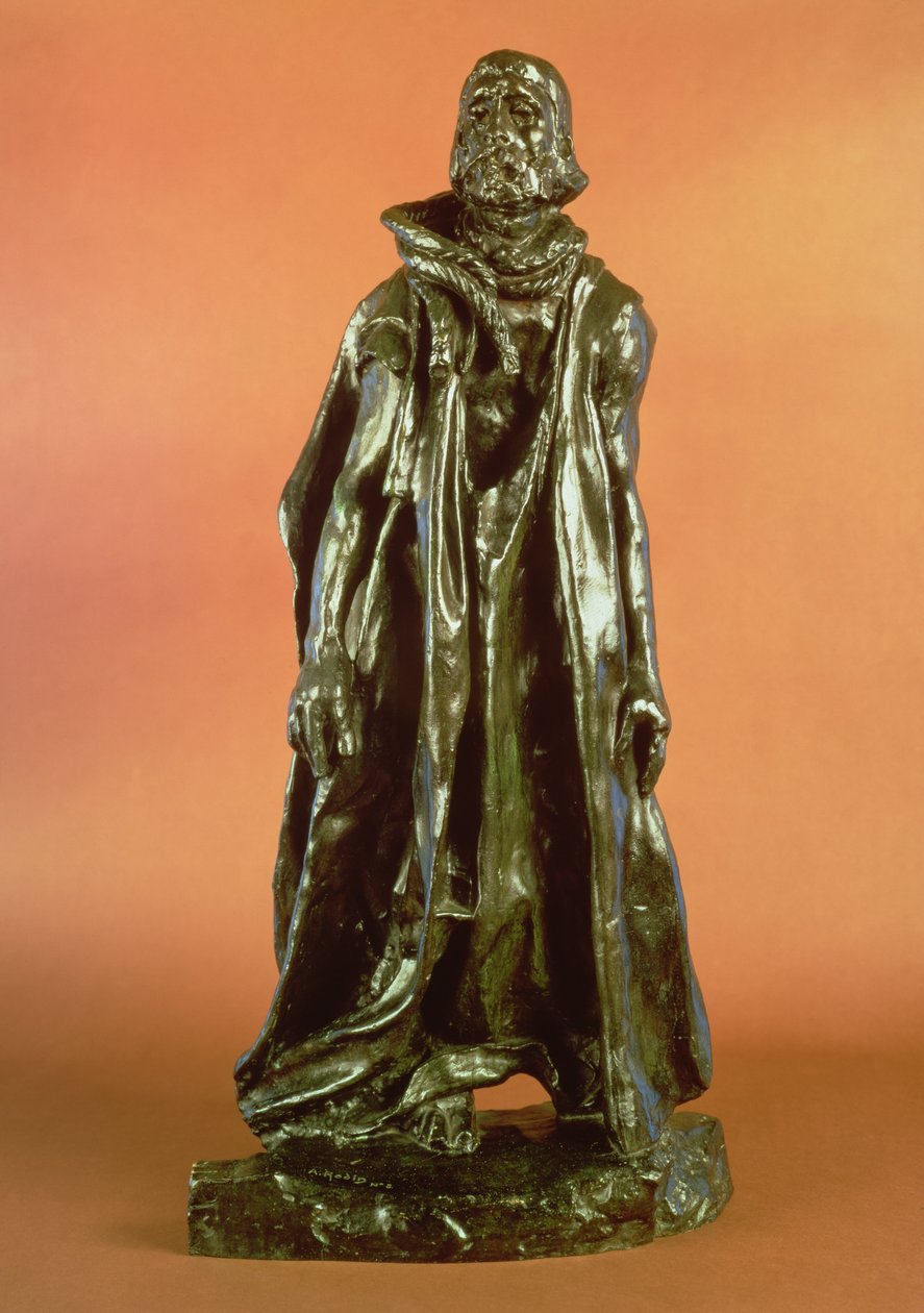 Studie for Eustache de St. Pierre, fra borgerne i Calais, ca. 1905-10 (bronze) af Auguste Rodin