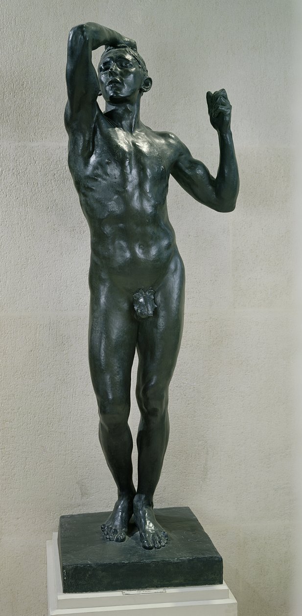Bronzealderen (bronze) af Auguste Rodin