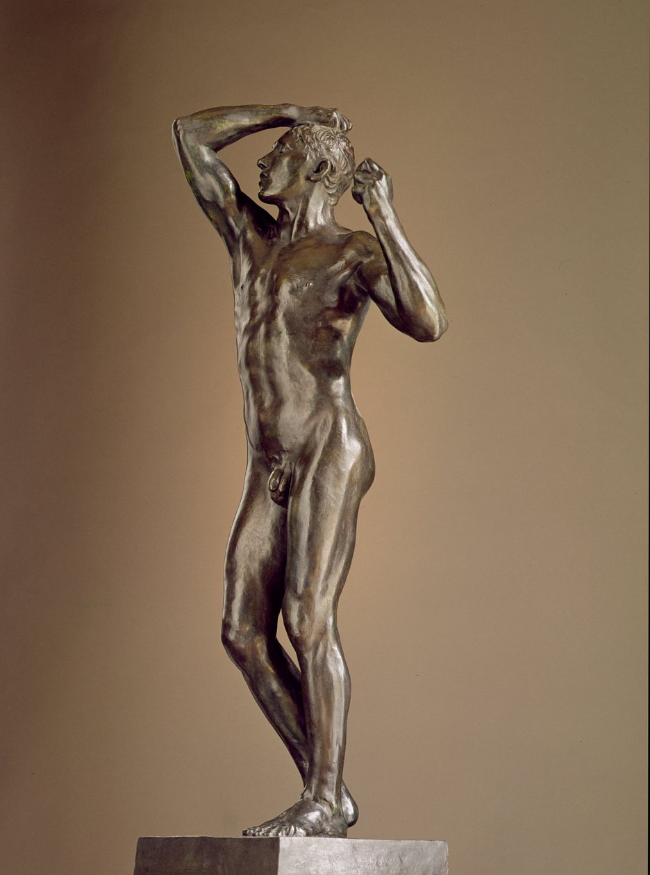 Bronzealderen, 1876-77 (bronze) af Auguste Rodin