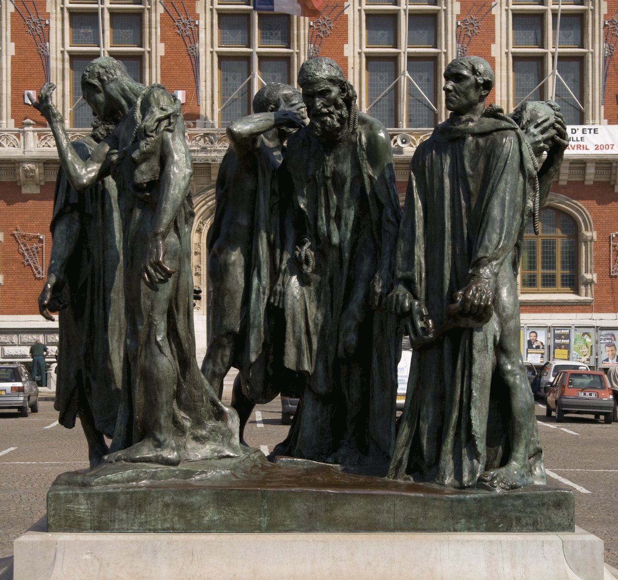 Borgerne i Calais, færdiggjort 1889 (bronze) af Auguste Rodin