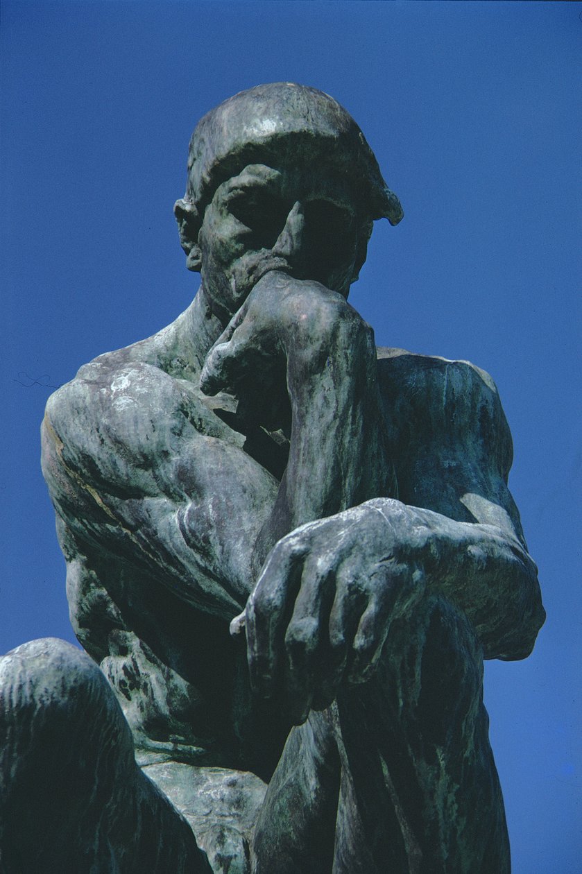 Tænkeren (bronze) af Auguste Rodin