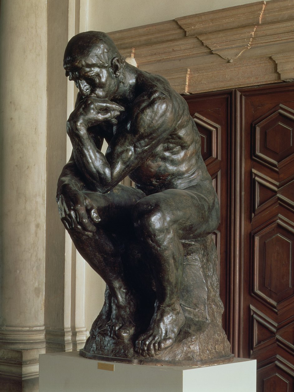 Tænkeren (bronze) af Auguste Rodin