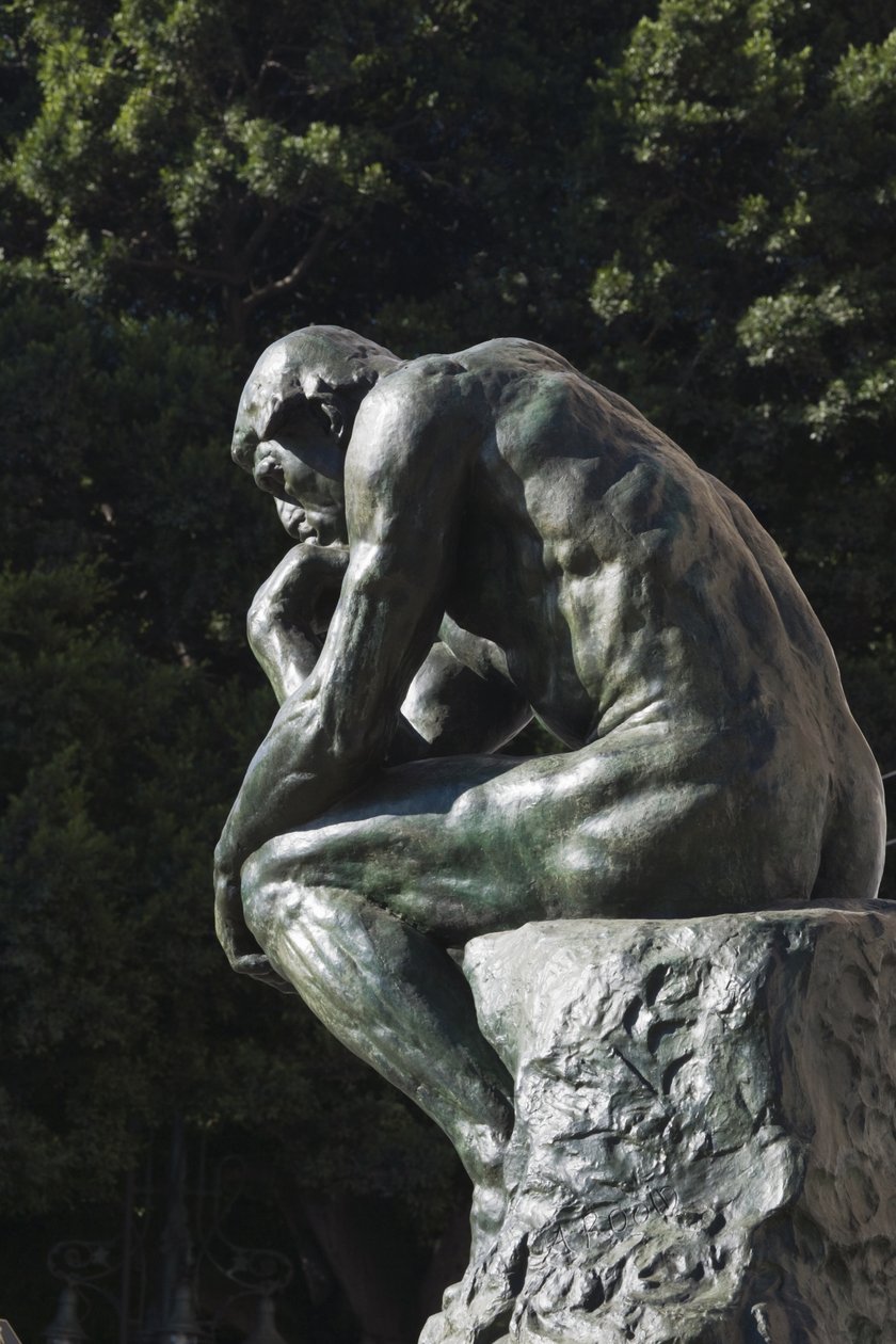 Tænkeren (bronze) af Auguste Rodin