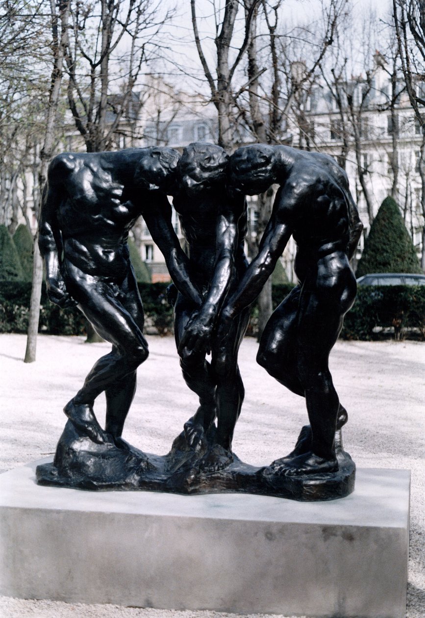 The Three Shades, 1881 (bronze) af Auguste Rodin