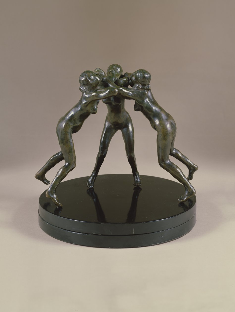 Tre nymfer, ca. 1882 (bronze) af Auguste Rodin
