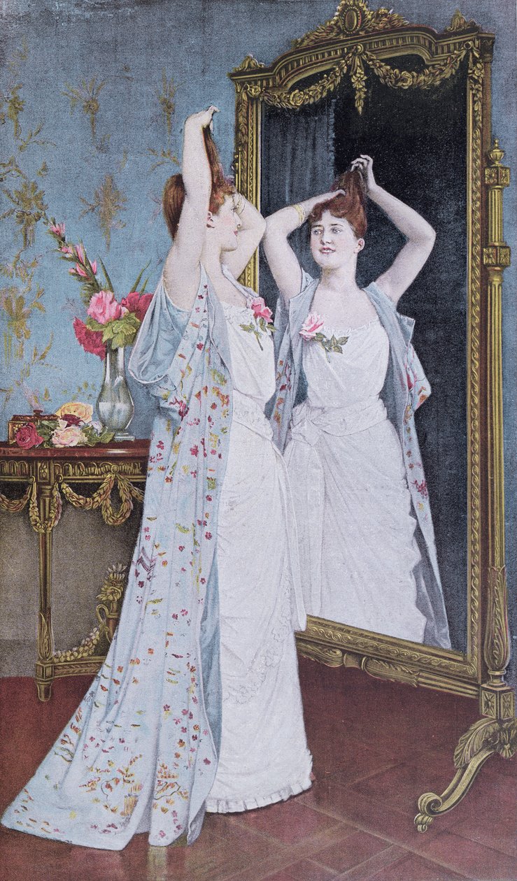 Toilettet, 1890 af Auguste Toulmouche