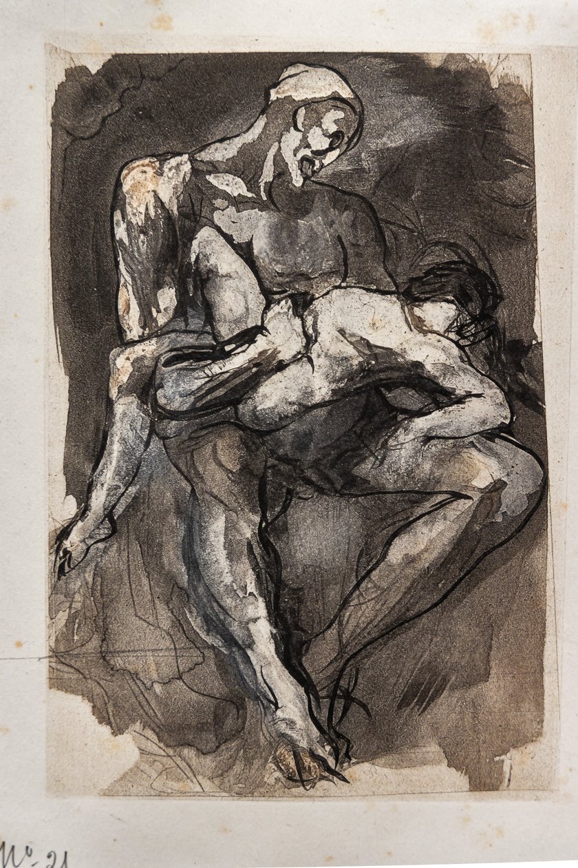 Grev Ugolino i fængsel af Auguste (after) Rodin