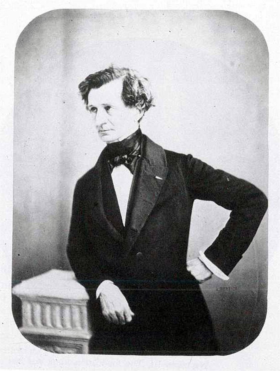 Portræt af Hector Berlioz, ca. 1850