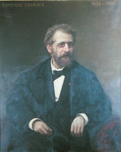 Edouard Grimaux (1835-1900) (olie på lærred) af Auguste Alexandre Hirsch
