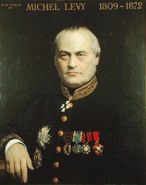 Michel Levy (1809-72) 1893 (olie på lærred) af Auguste Alexandre Hirsch
