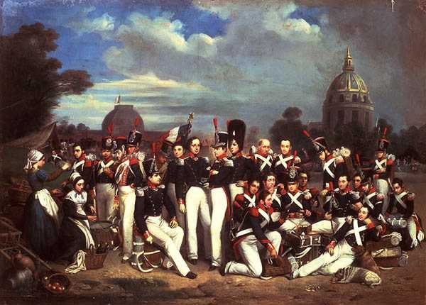 Company of the Second Legion, i Champ de Mars af Auguste Antoine Masse