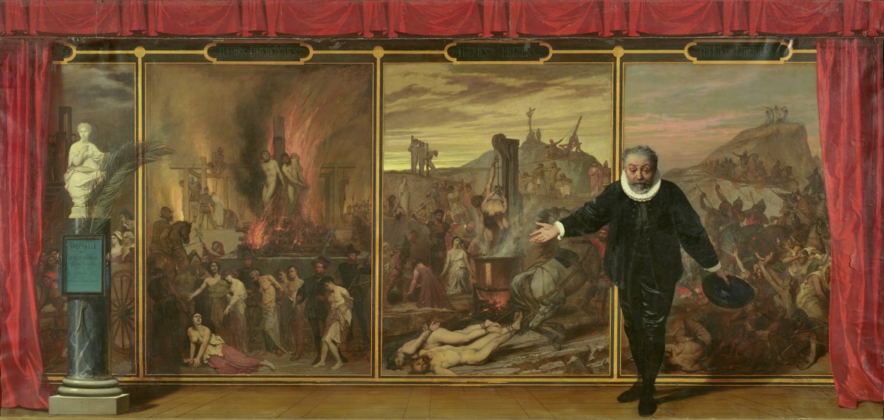 The Spectacle of Human Folly, 1872 af Auguste Barthelemy Glaize