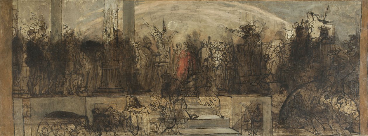 Den universelle dom, skitse af Auguste Barthelemy Glaize