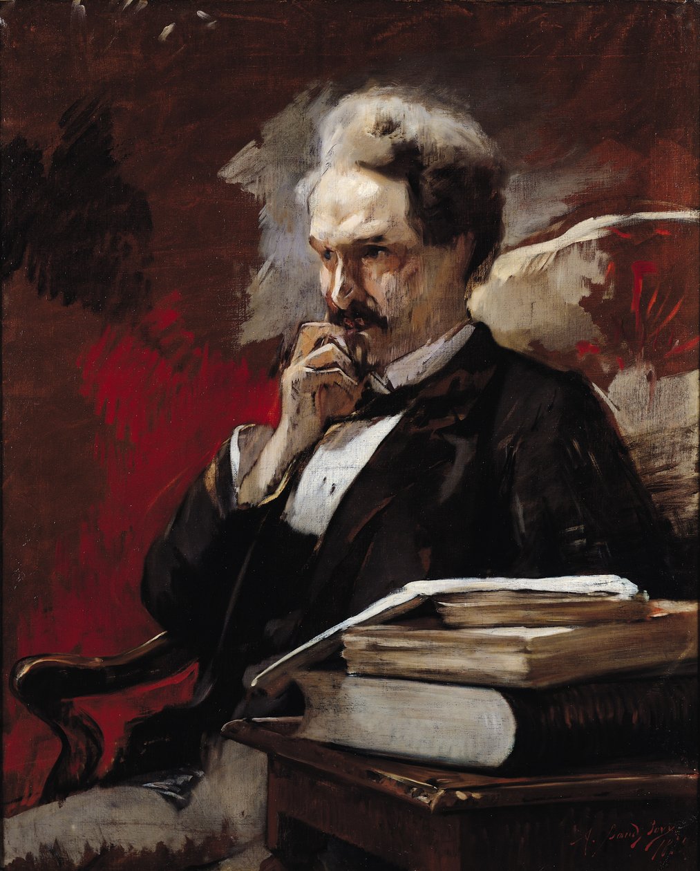 Henri Rochefort (1830-1913) af Auguste Baud Bovy