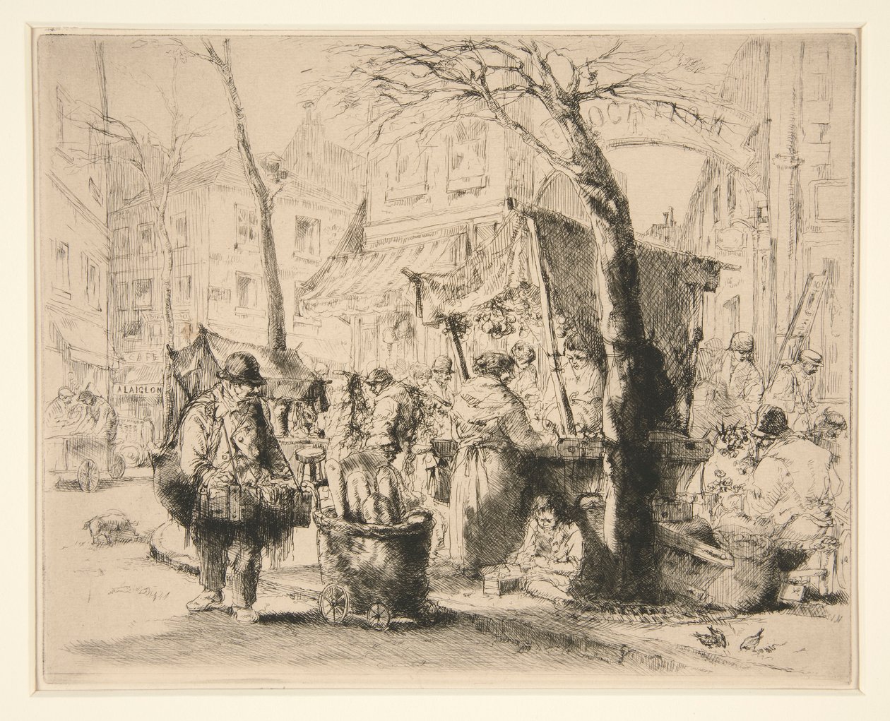 Avenue Clichy af Auguste Brouet